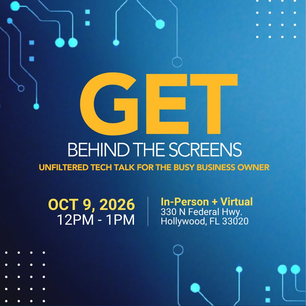 Get Behind the Screens (OCT 2026)