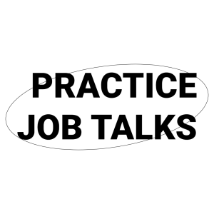 Practice Job Talk Series 1