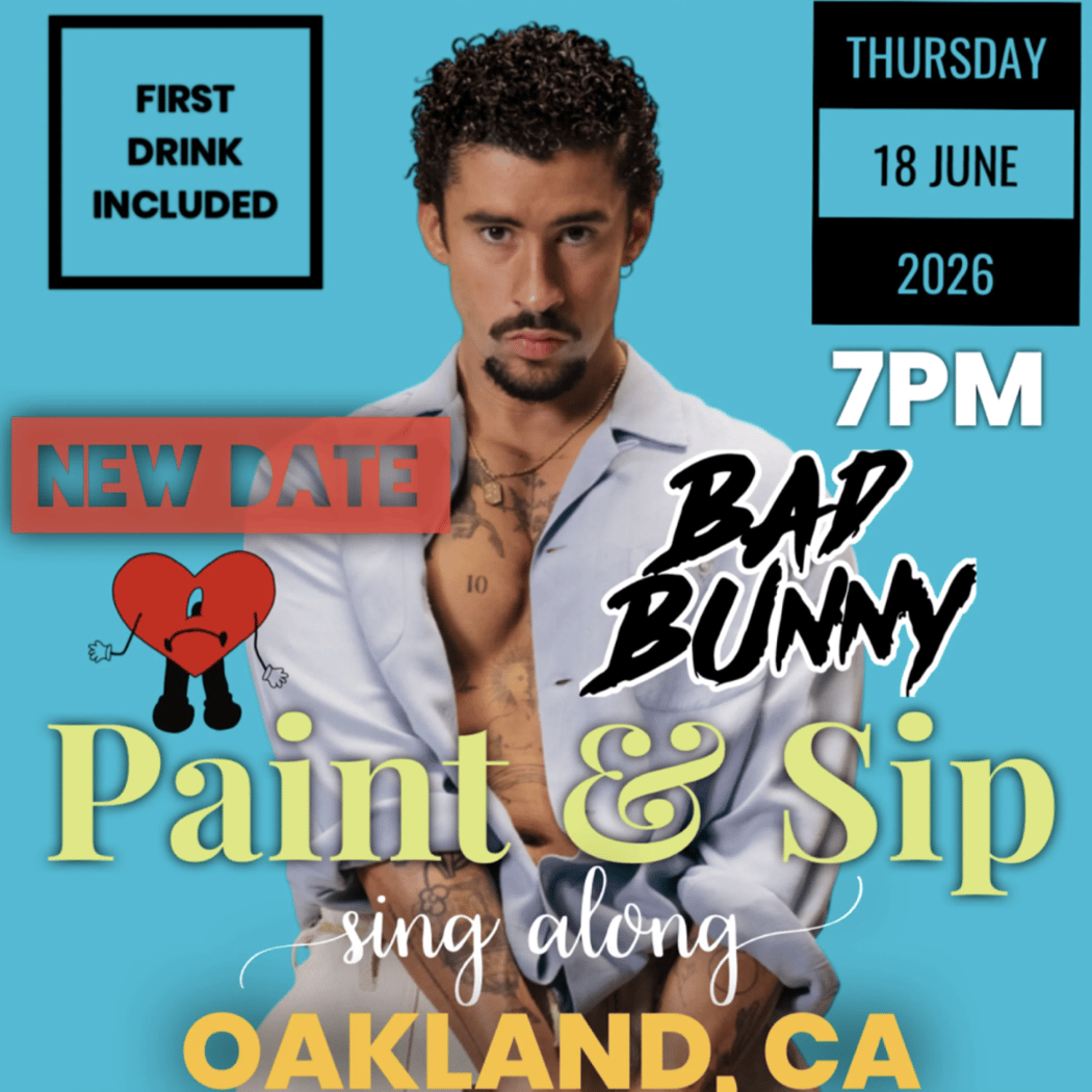 Bad Bunny Paint & Sip & Sing Along 1