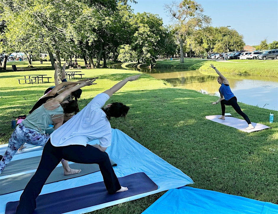 Free Yoga at the Keller Farmers Market