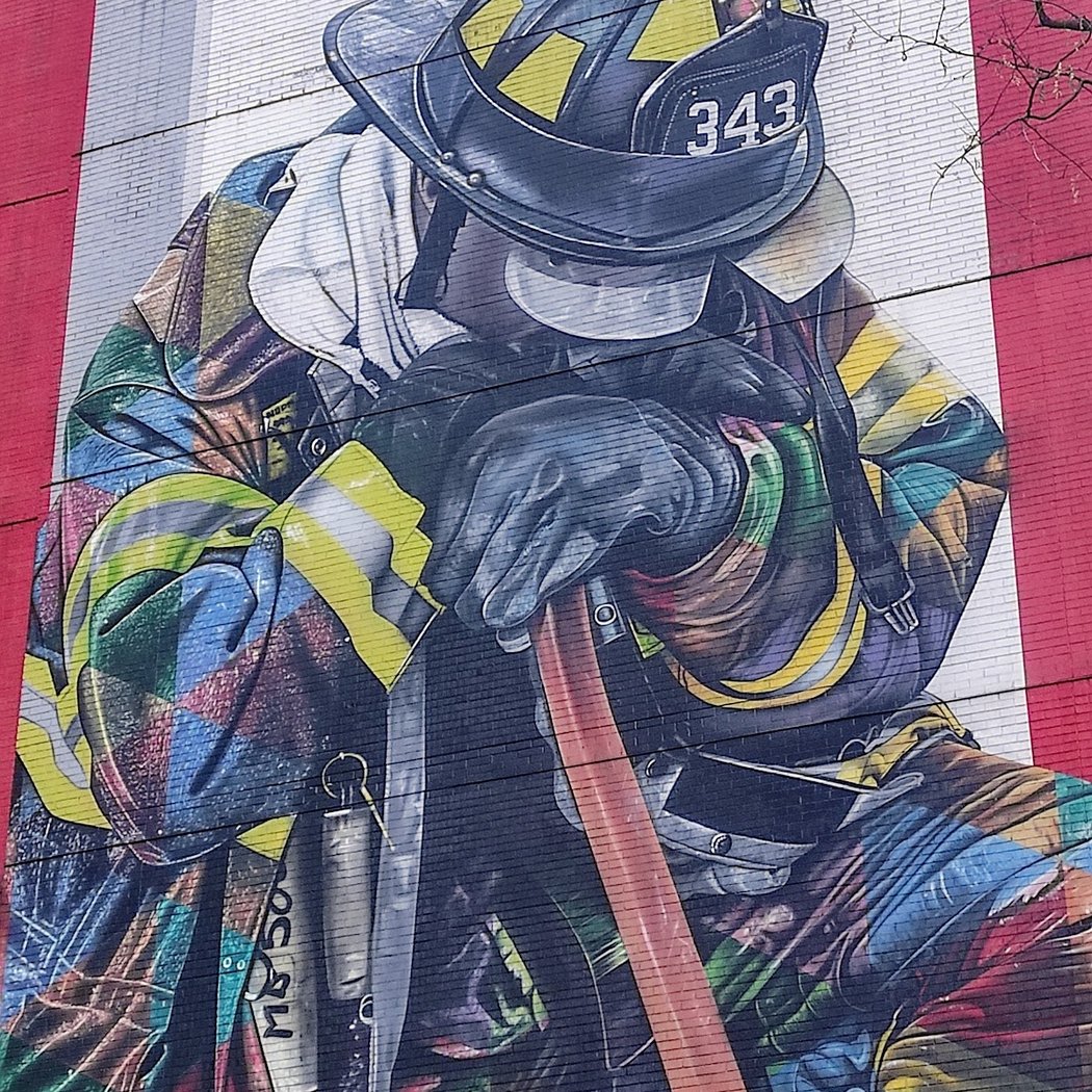 Kobra's Braves of 9/11 Mural 1