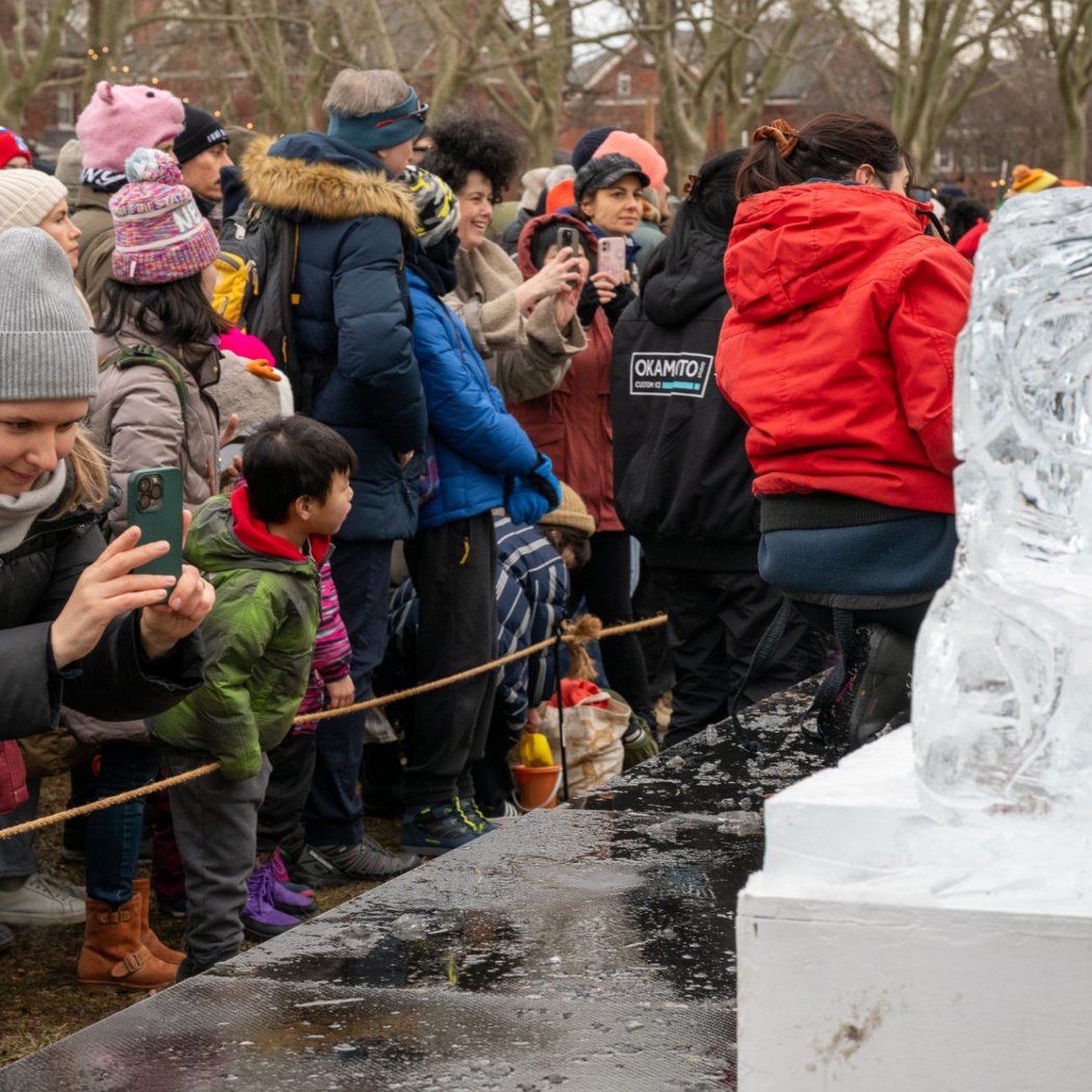 Governors Island Ice Sculpture Show 1
