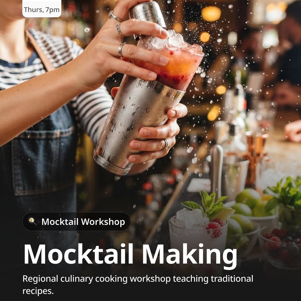 Mocktail Making Workshop 1