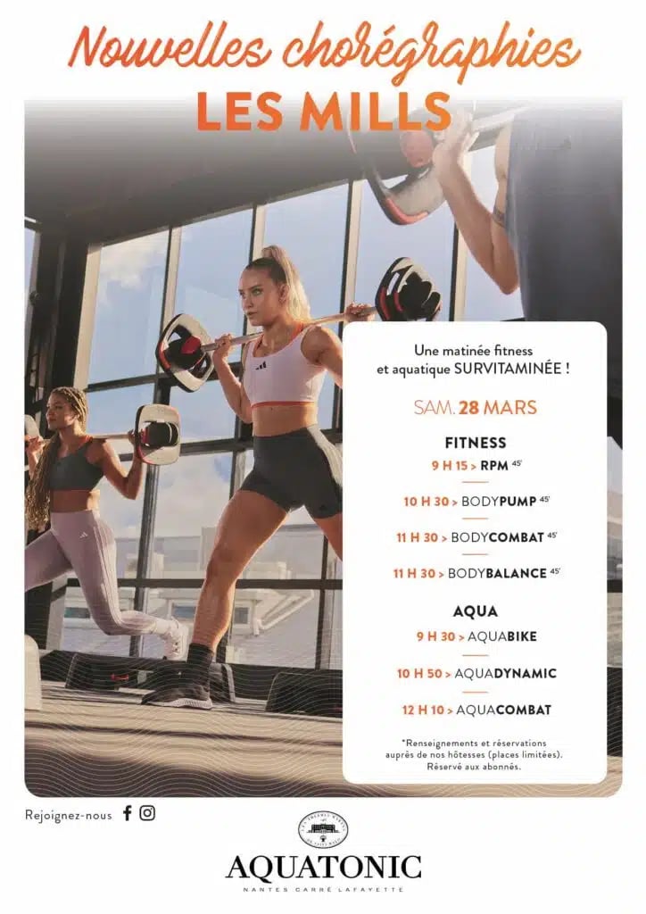 Relancement Nouvelles Chorégraphies Fitness LES MILLS 1