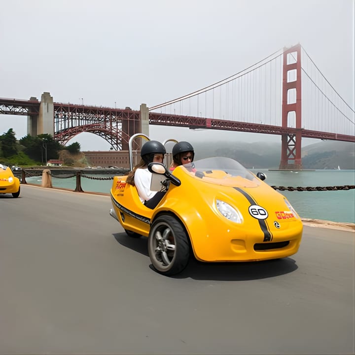 GoCar Tours 2HR Golden Gate Bridge and Lombard Loop GoCar Tour 1