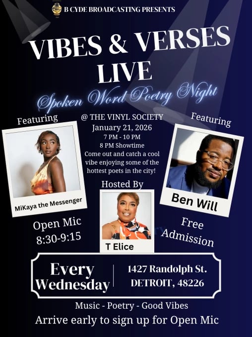 Vibes and Verses Spoken Word Poetry Night 1