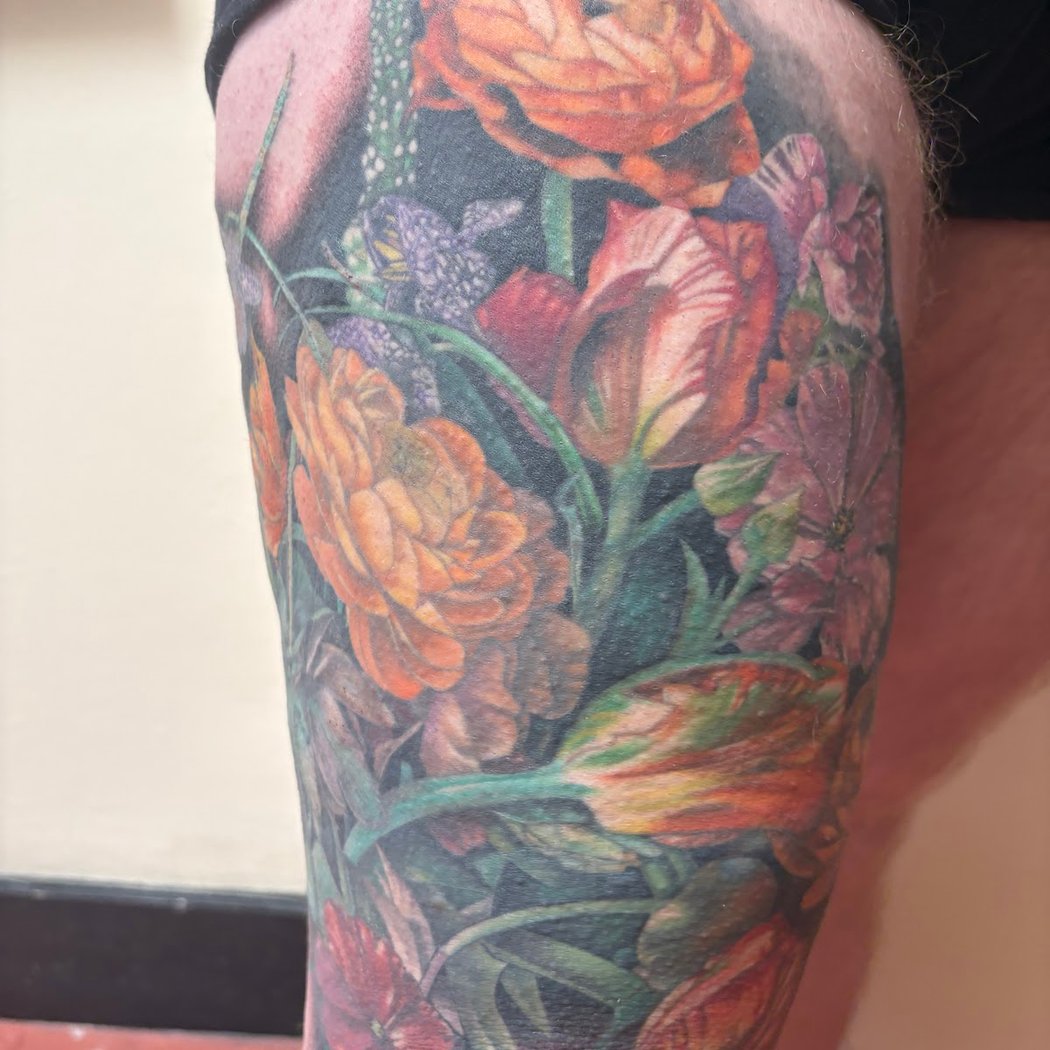 Diving Swallow Tattoo 1