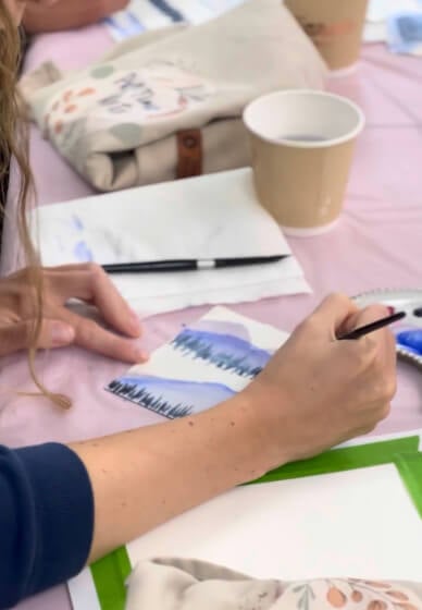 Mindful Mountain Landscape Watercolor Workshop 2