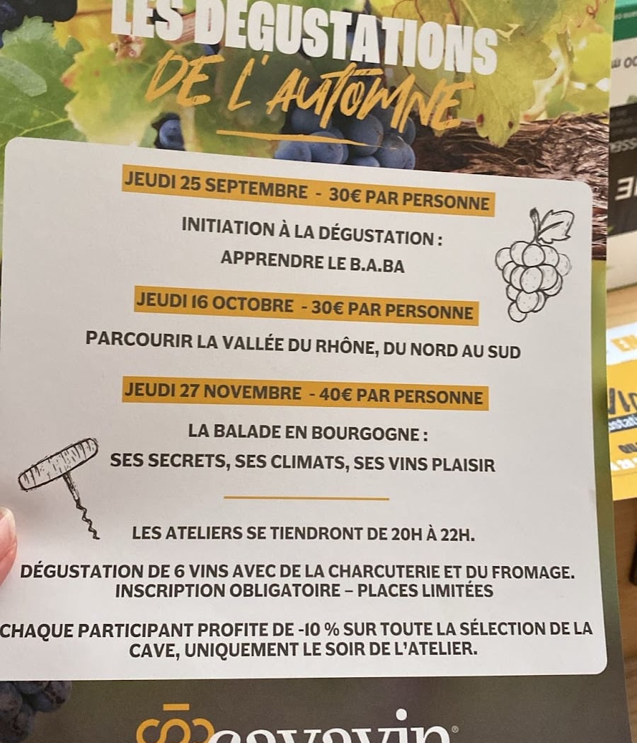 Initiation à la dégustation 1