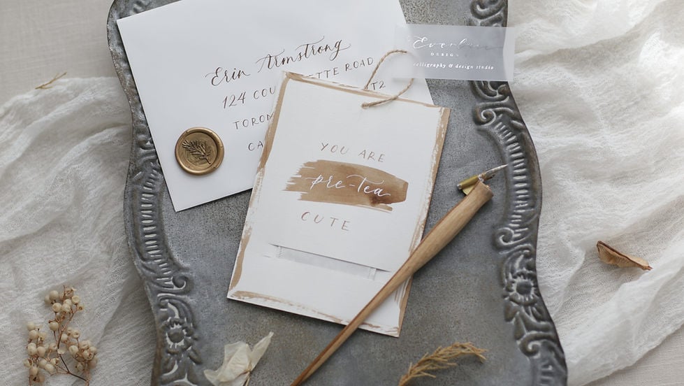 Envelope Addressing + Gift Tags (Mini Workshop + Open Studio) 1