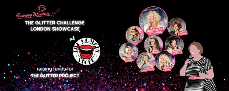 Funny Women Glitter Challenge 1