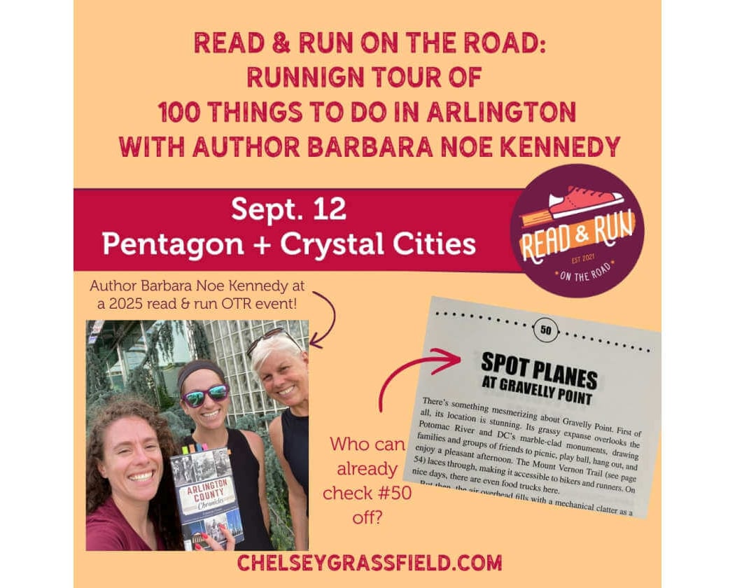 Read & Run on the Road: 100 Things to Do in Arlington Before You Die 1