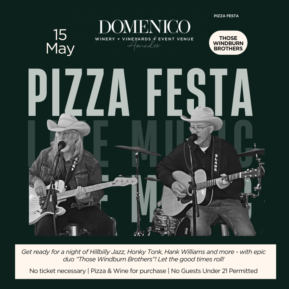 Pizza & Music Festa w/ “Those Windburn Brothers” 1