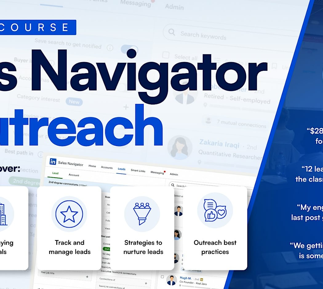 Sales Navigator & Outreach (Half Day Course) 1