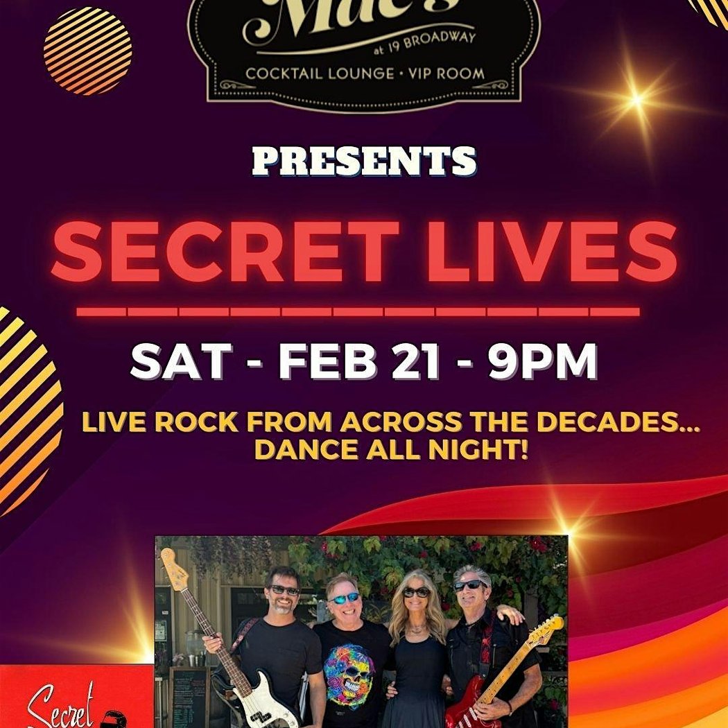 Secret Lives — Live Rock Across the Decades 1