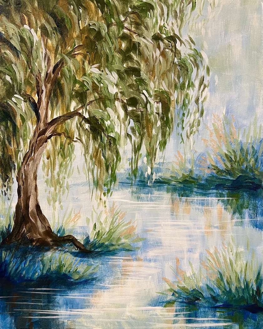 Monet’s Whispering Willow 1