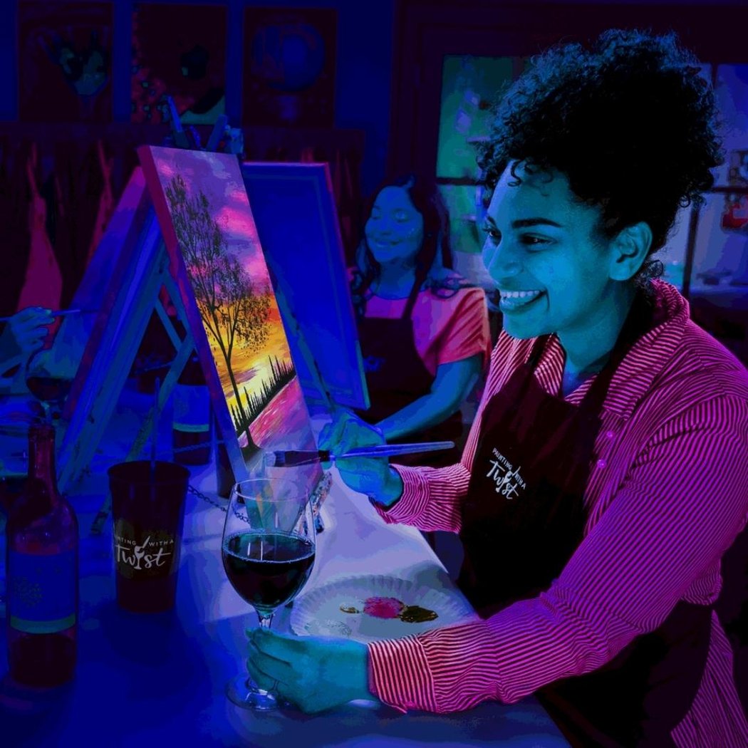 21+ Blacklight Puff & Paint 1