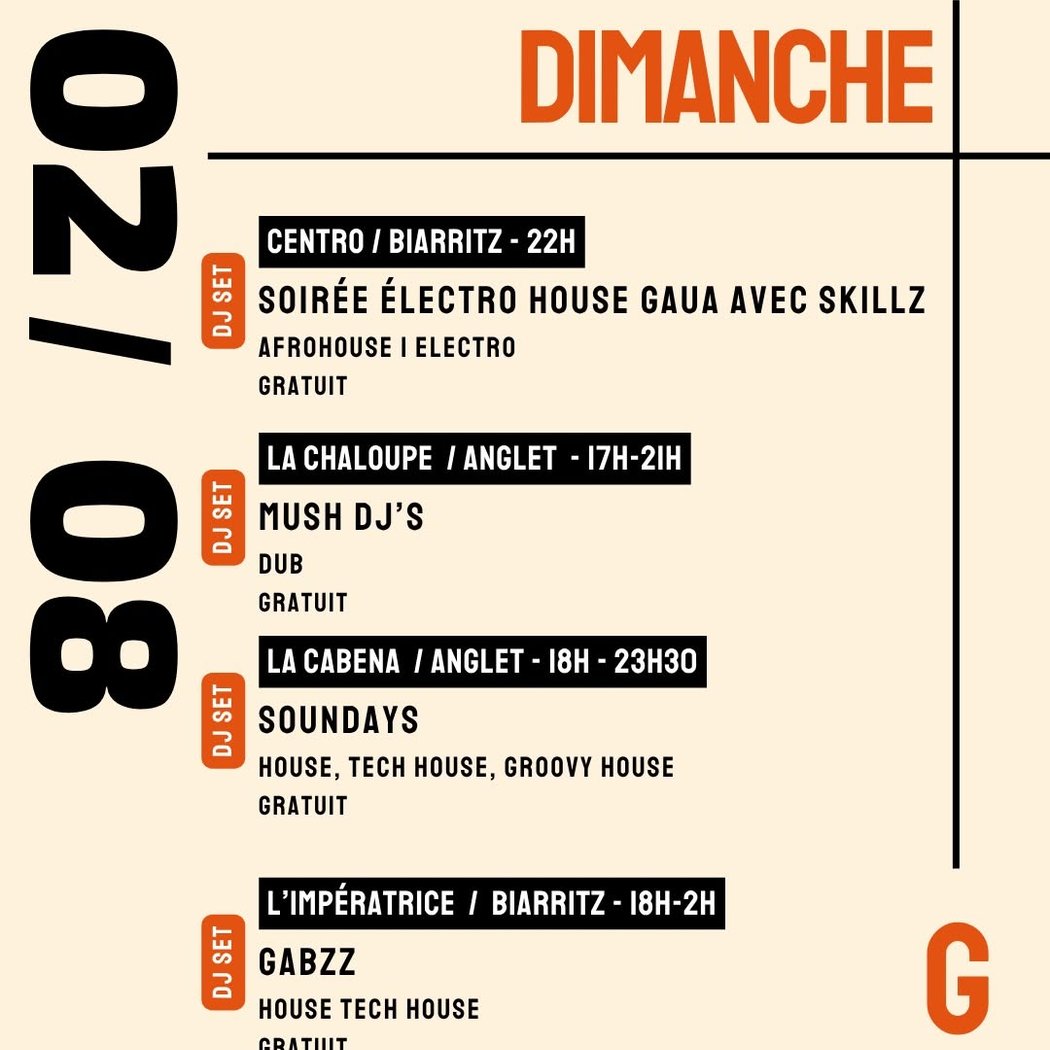 DJ SET LA CHALOUPE 1