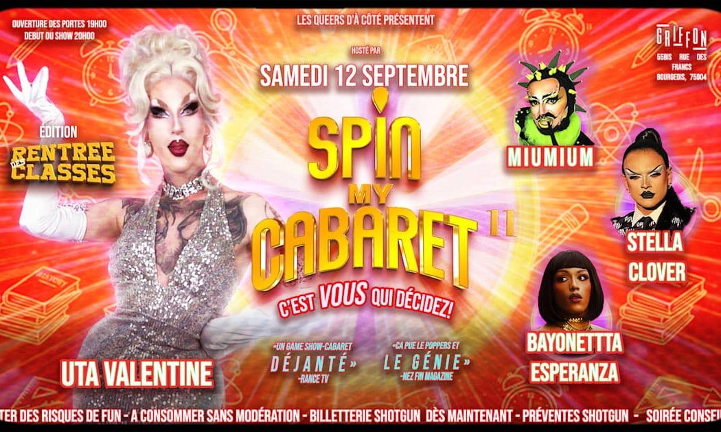 Spin My Cabaret - 12/09 - Rentrée Des Classes 📚