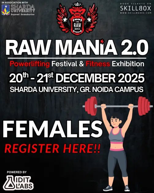 The Raw Mania 2.0 - India's Premier Powerlifting Festival & Exhibition 1