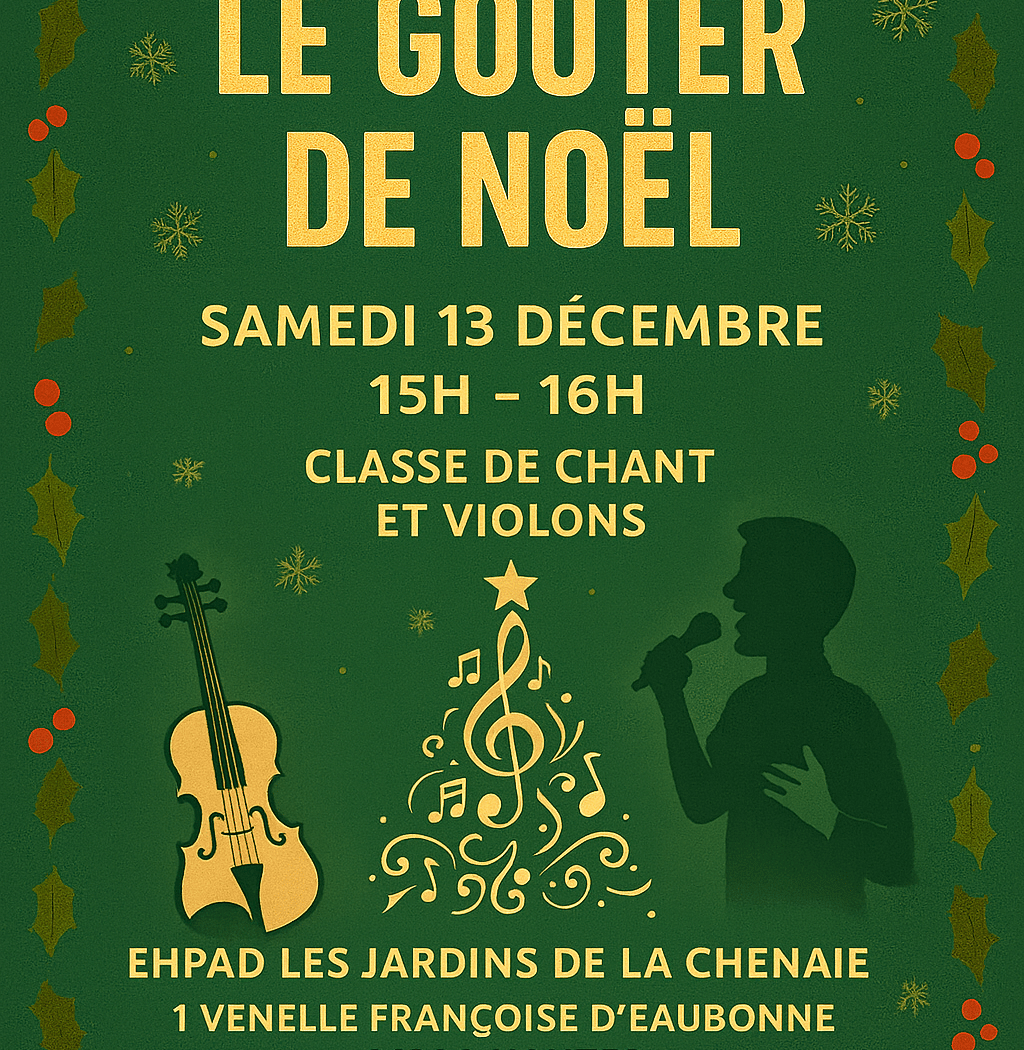Goûter de Noël animé par les élèves de l'EMTA 1