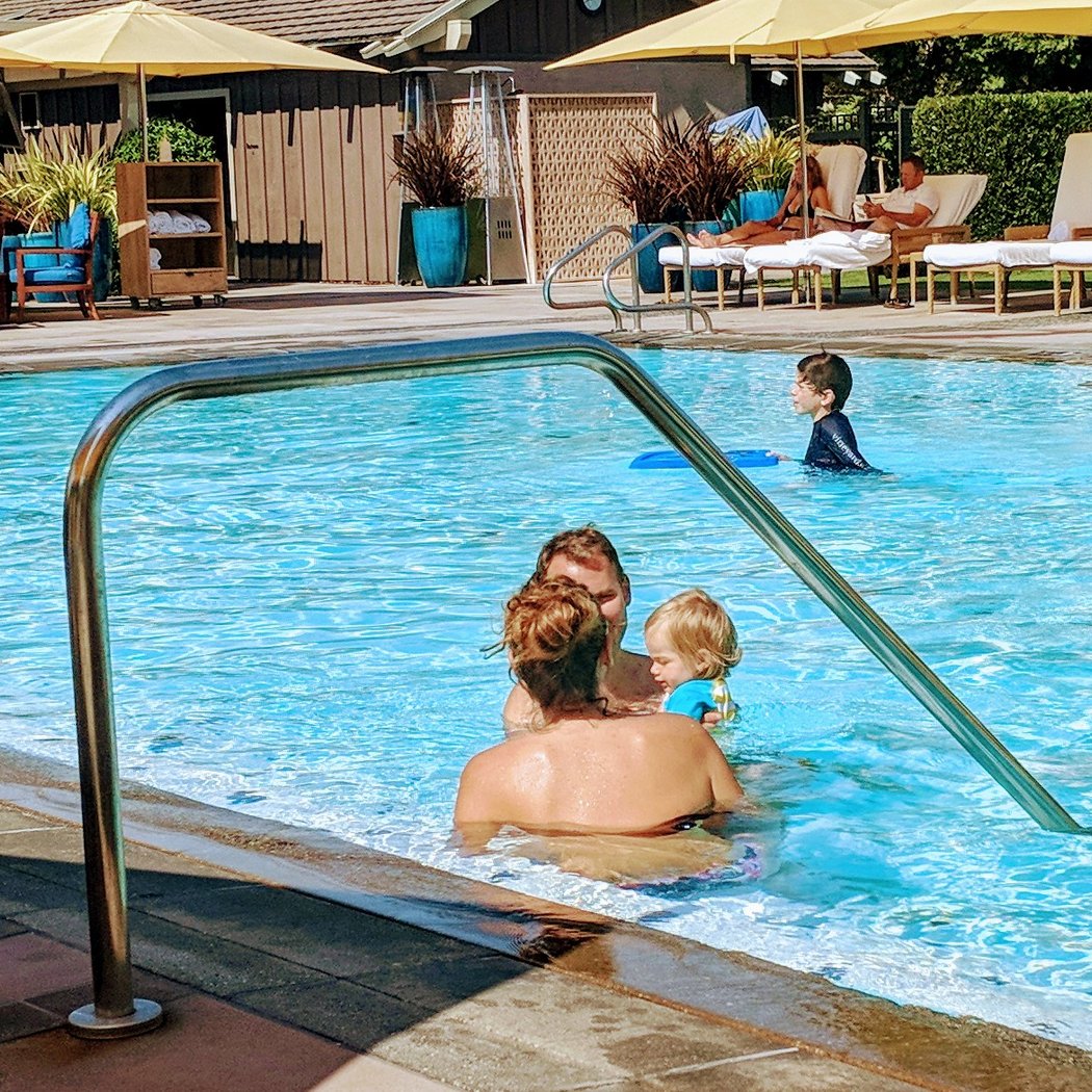 Pool Garden Terrace at Rosewood Sand Hill 2