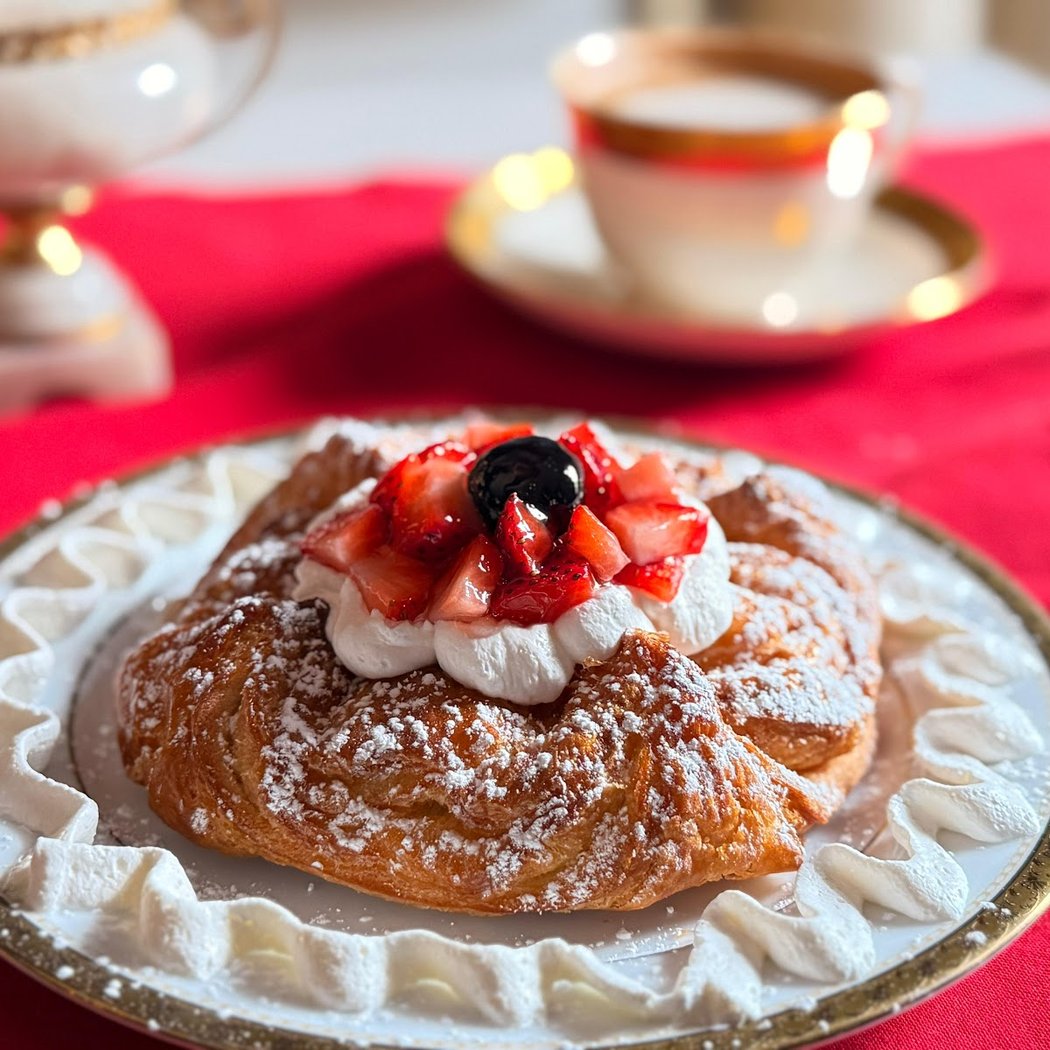 Coffee and a croissant for $2 3