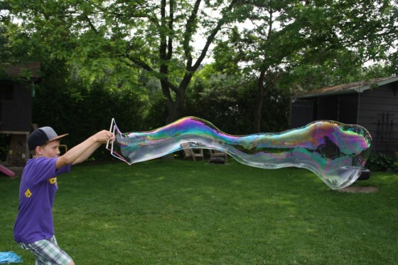 Giant Bubbles at Camano Island 2