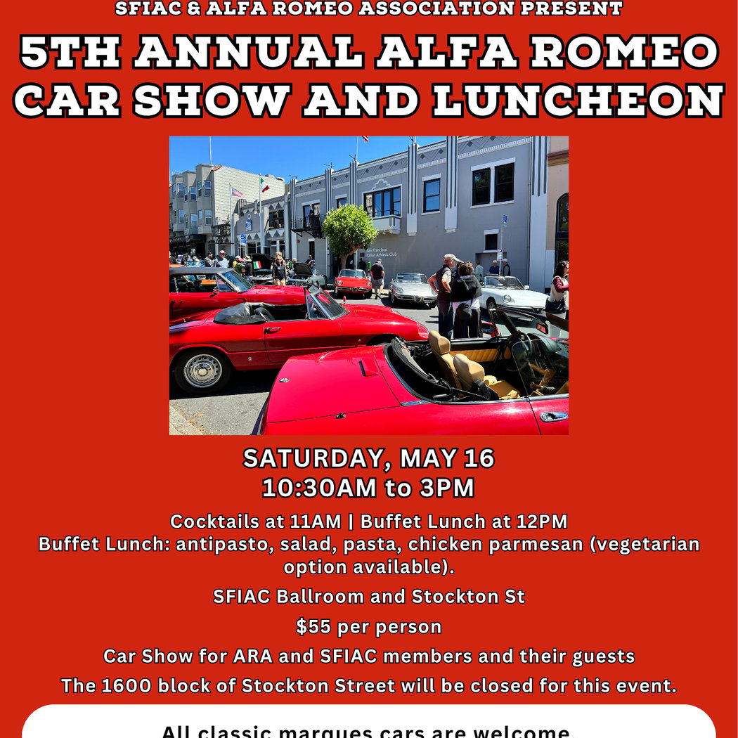 5th Annual Alfa Romeo Car Show & Luncheon 1