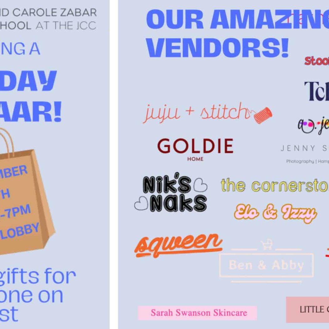 Nursery School Holiday Bazaar 1