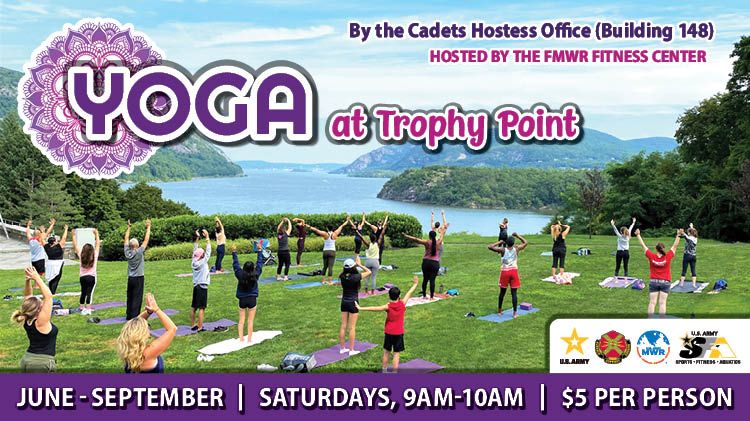 Yoga at Trophy Point
