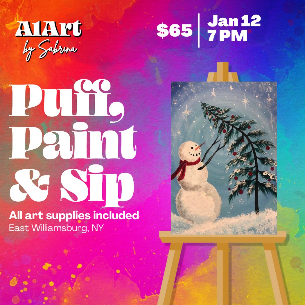 Puff, Paint and Sip Art Studio 1