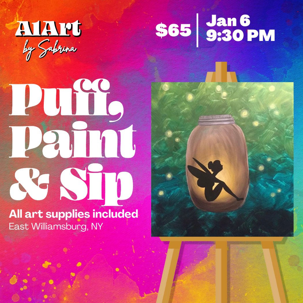 Puff, Paint and Sip Art Studio 1