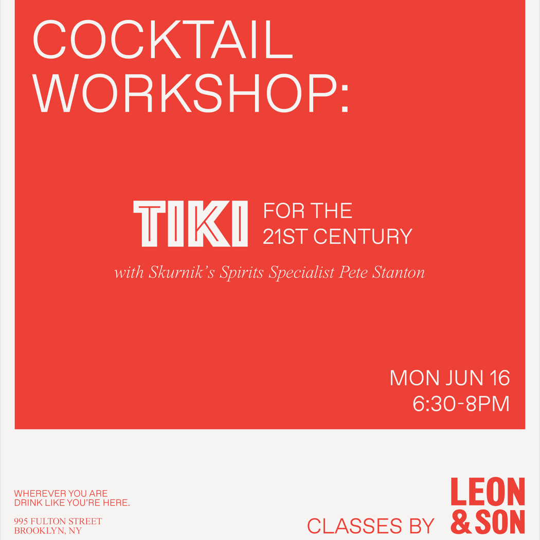 Tiki Cocktail Workshop with Pete Stanton 1