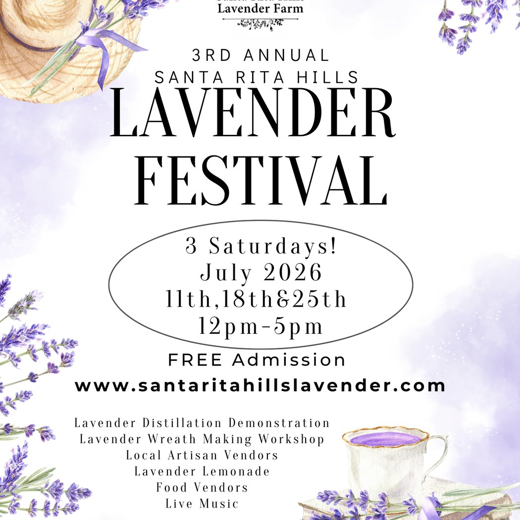 3rd Annual Santa Rita Hills Lavender Festival 1