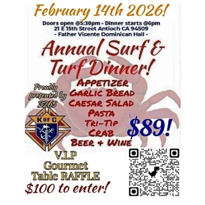 Antioch Knights of Columbus Surf & Turf 1
