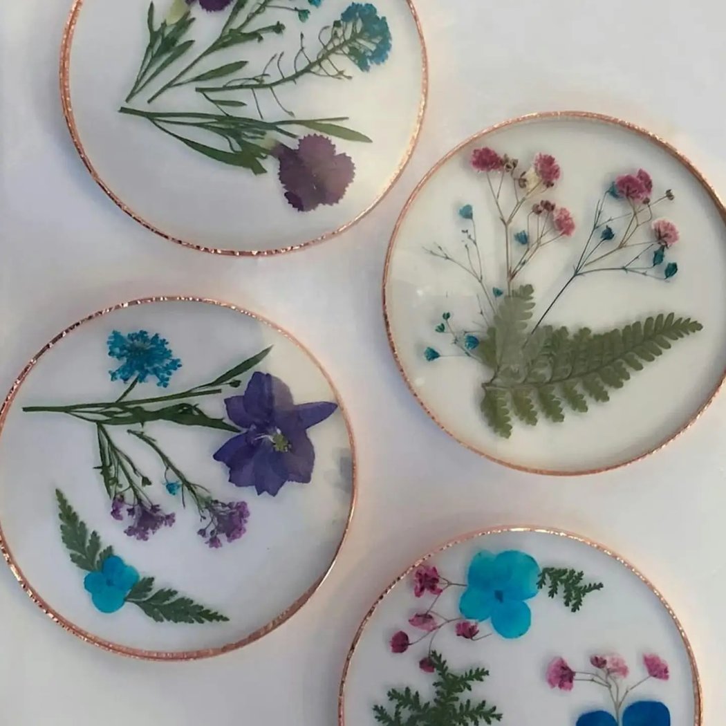 Pressed Flower Coasters Workshop 1