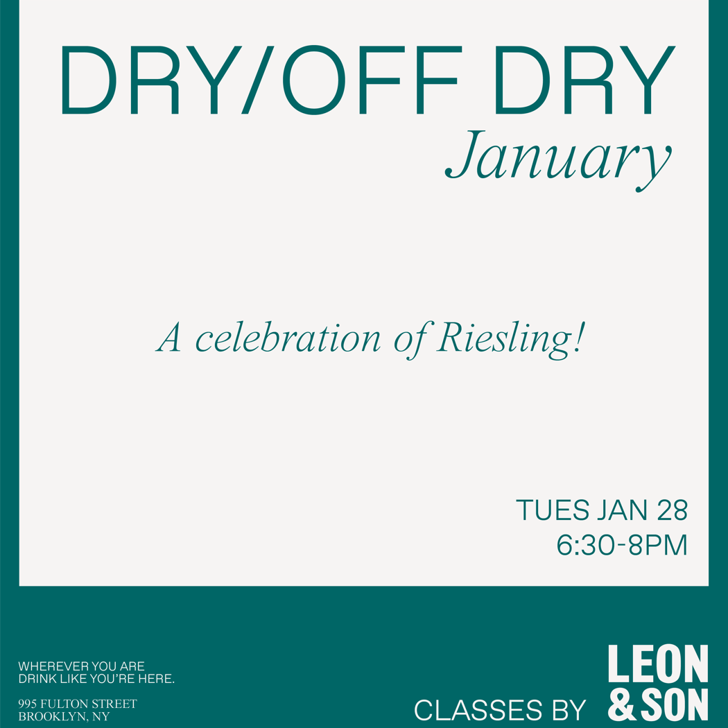 Dry/Off-Dry January 1
