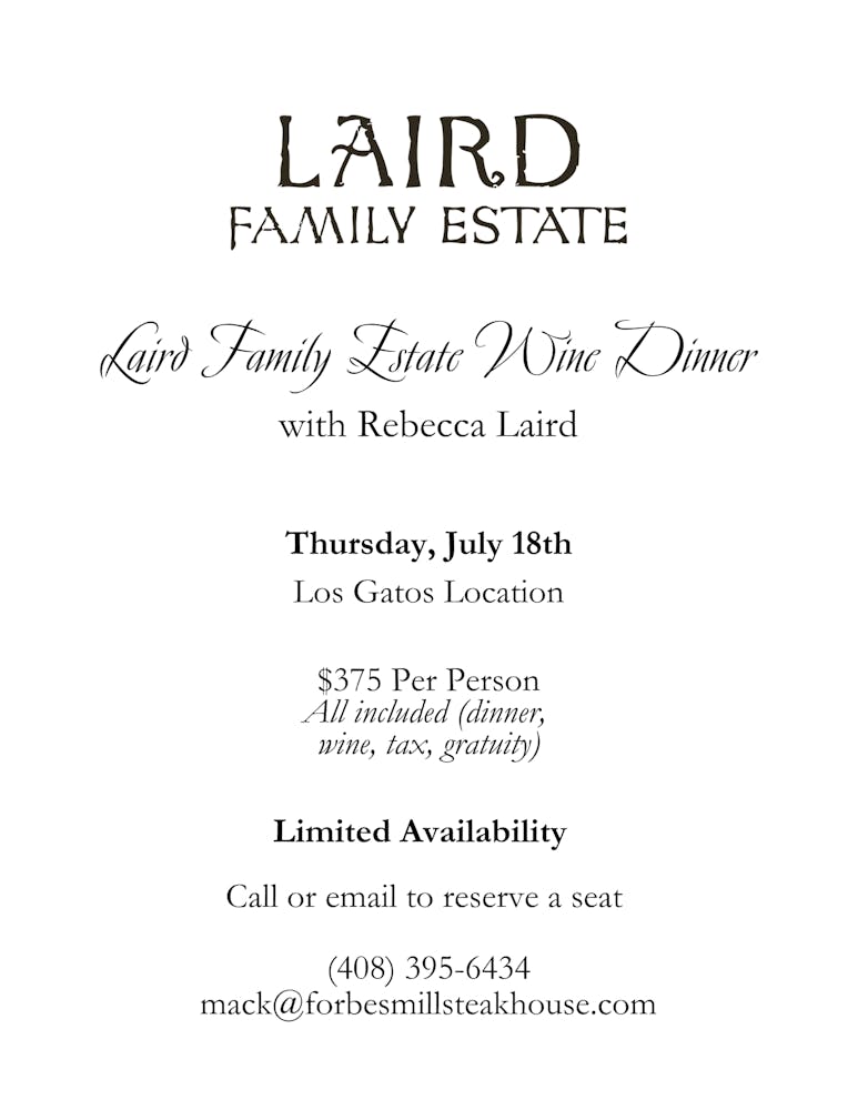 Laird Wine Dinner
