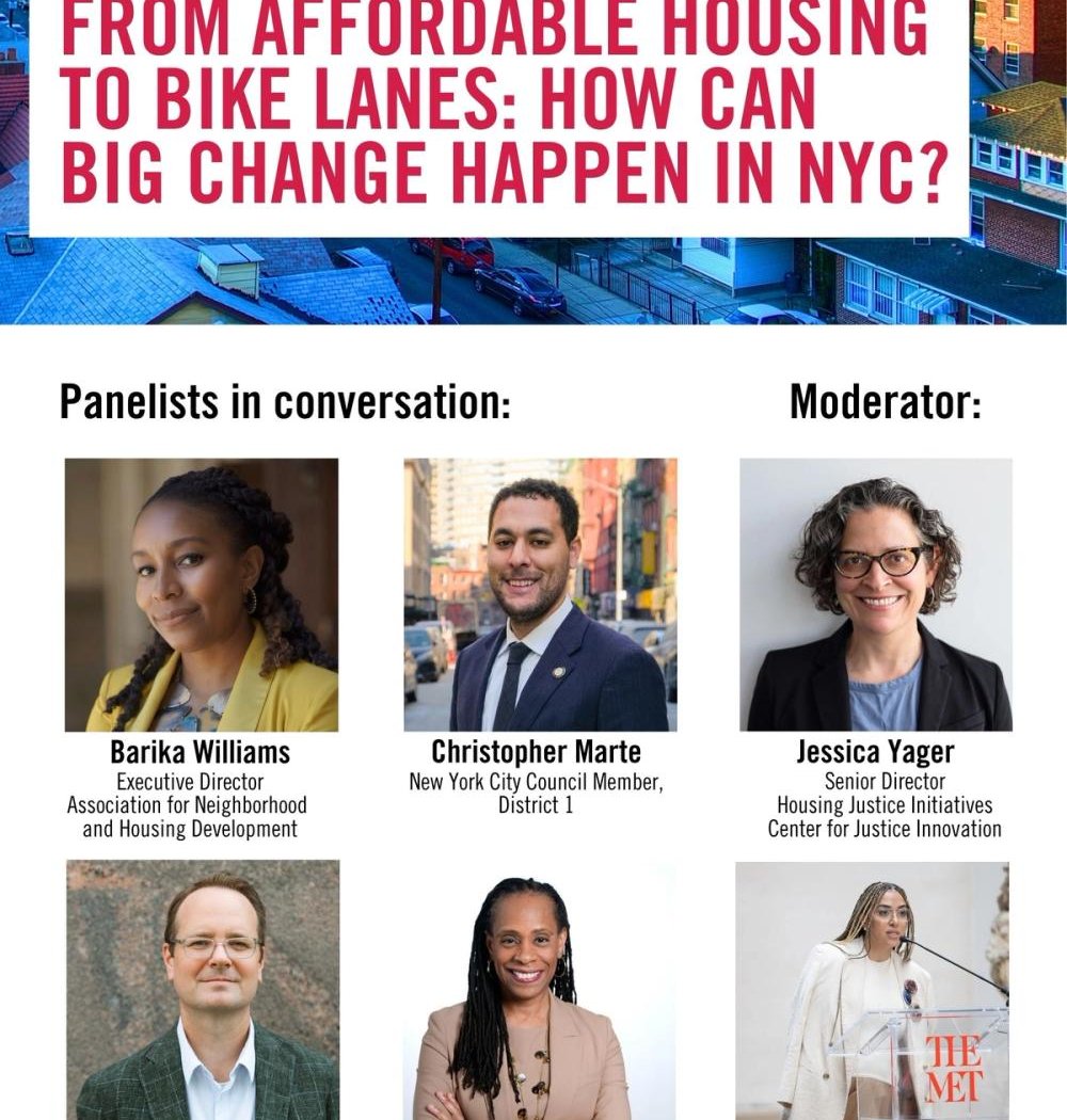 Lillian Wald Symposium: From Affordable Housing to Bike Lanes: How Can Big Change Happen in NYC? 1
