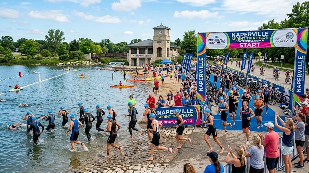 Naperville Sprint Triathlon 1