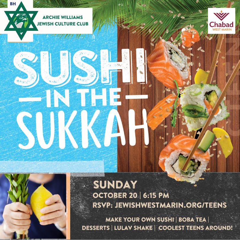 Teen Sushi in the Sukkah 1