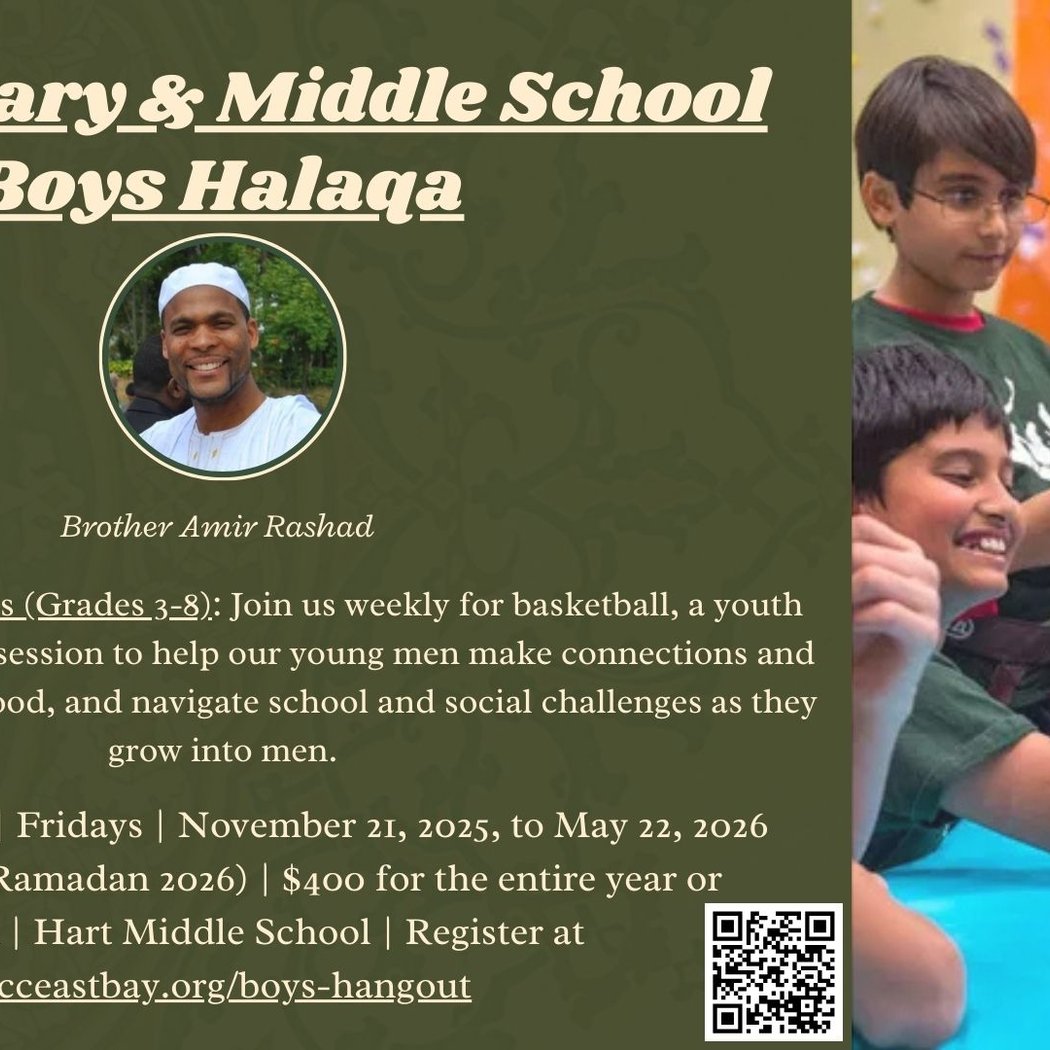 Elementary & Middle School Boys Halaqa & Hangout 1