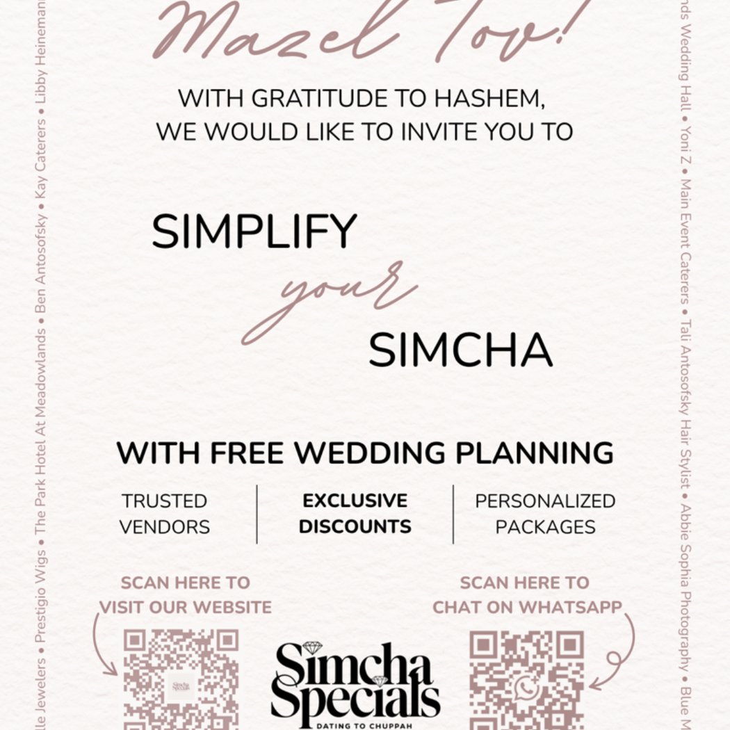 Simcha Specials 1