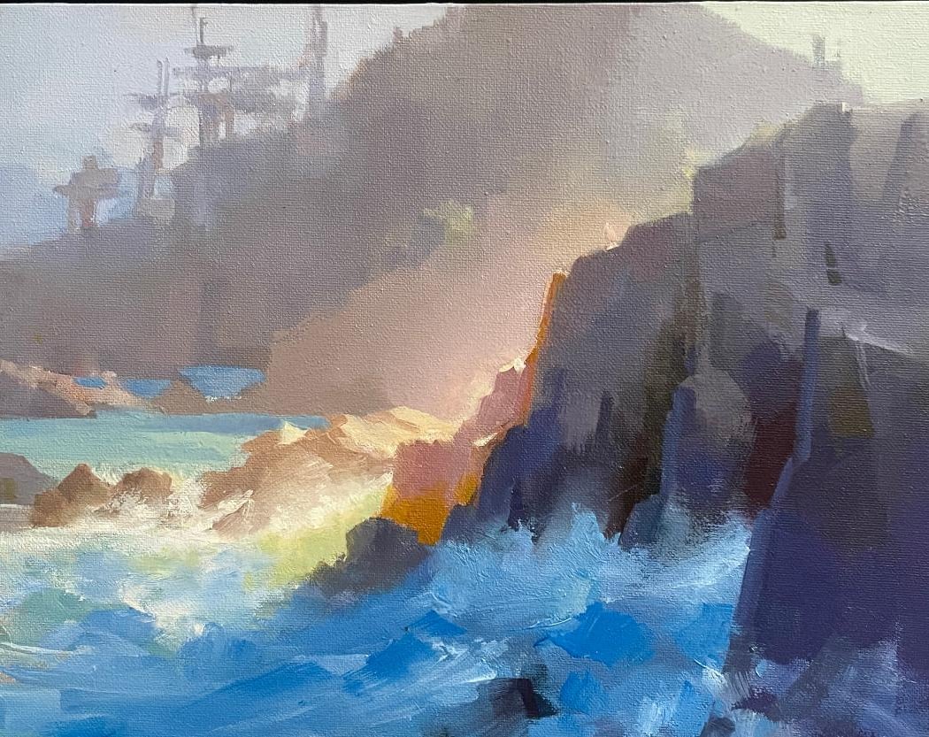 Landscapes from Photographs with Carol Tarzier 1