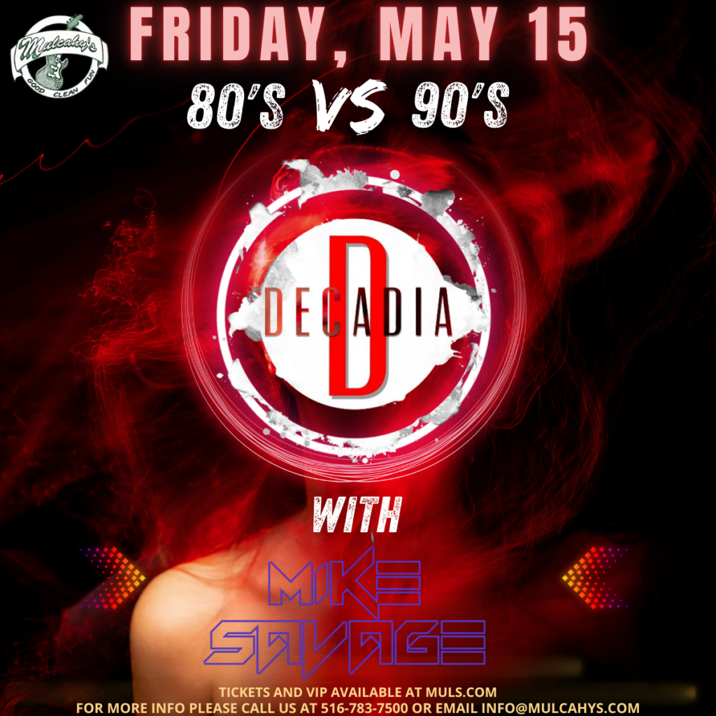 80s vs 90s Night feat. Decadia & DJ Savage 1