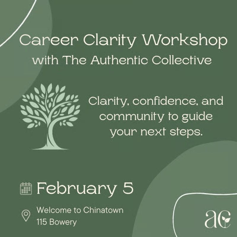 A Grounded and Inspiring Career Clarity Workshop + Dinner 1
