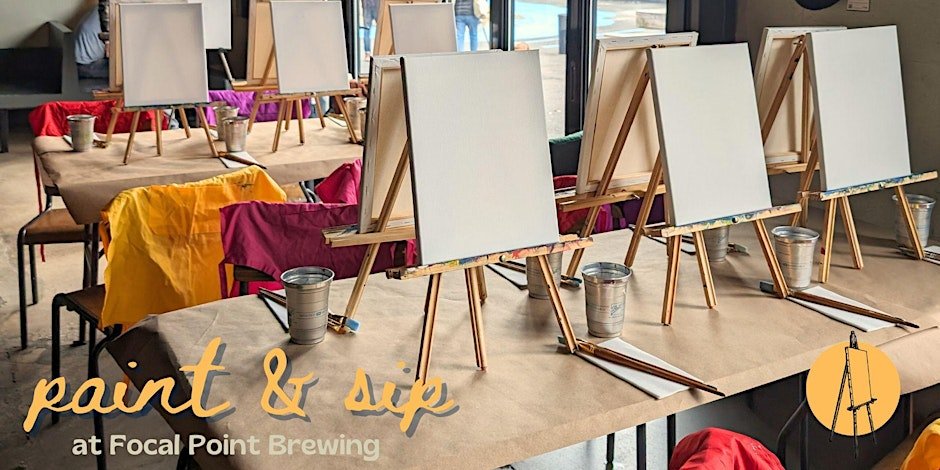 On The Easel: Paint & Sip 1