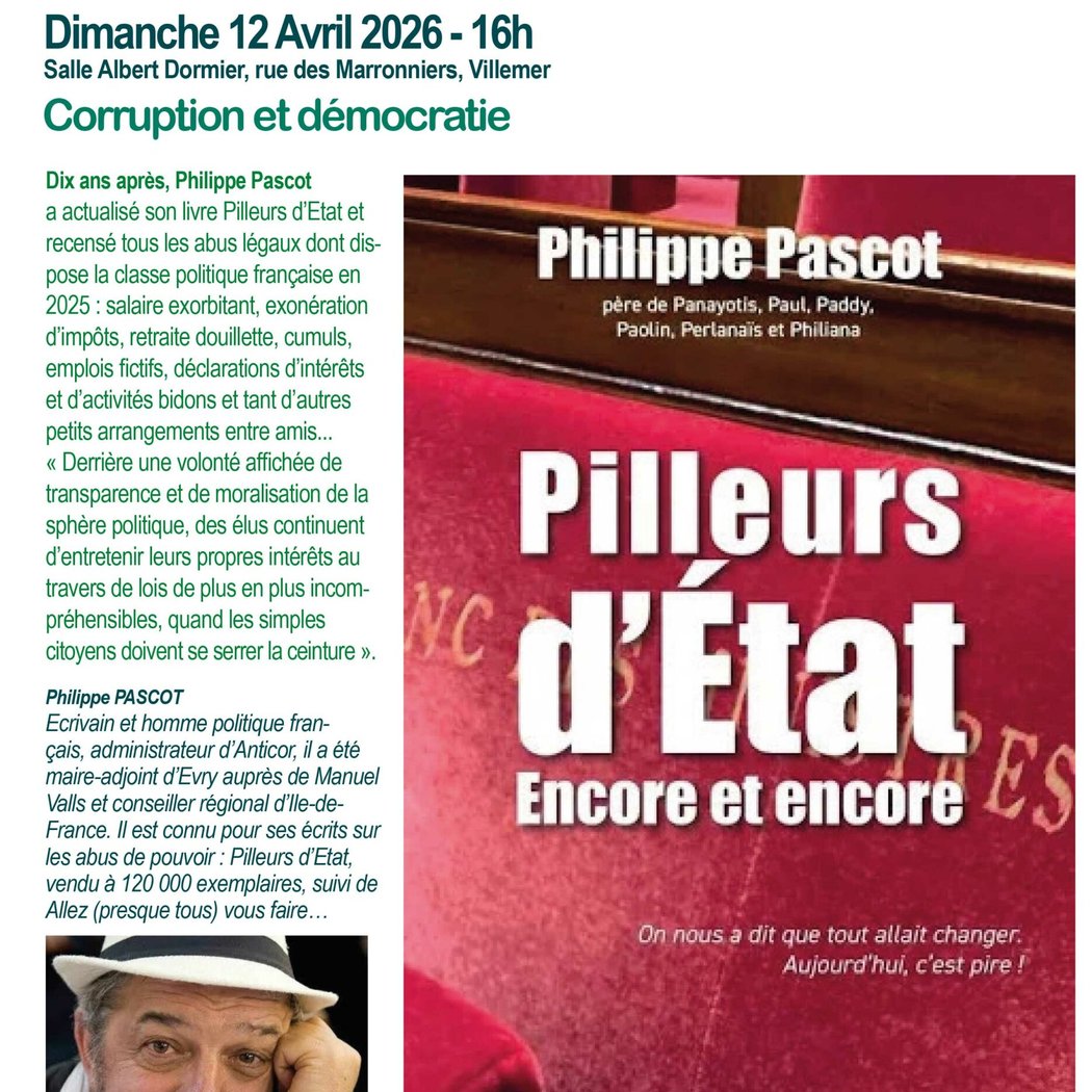 Conférence "Pilleurs d'Etat" 1