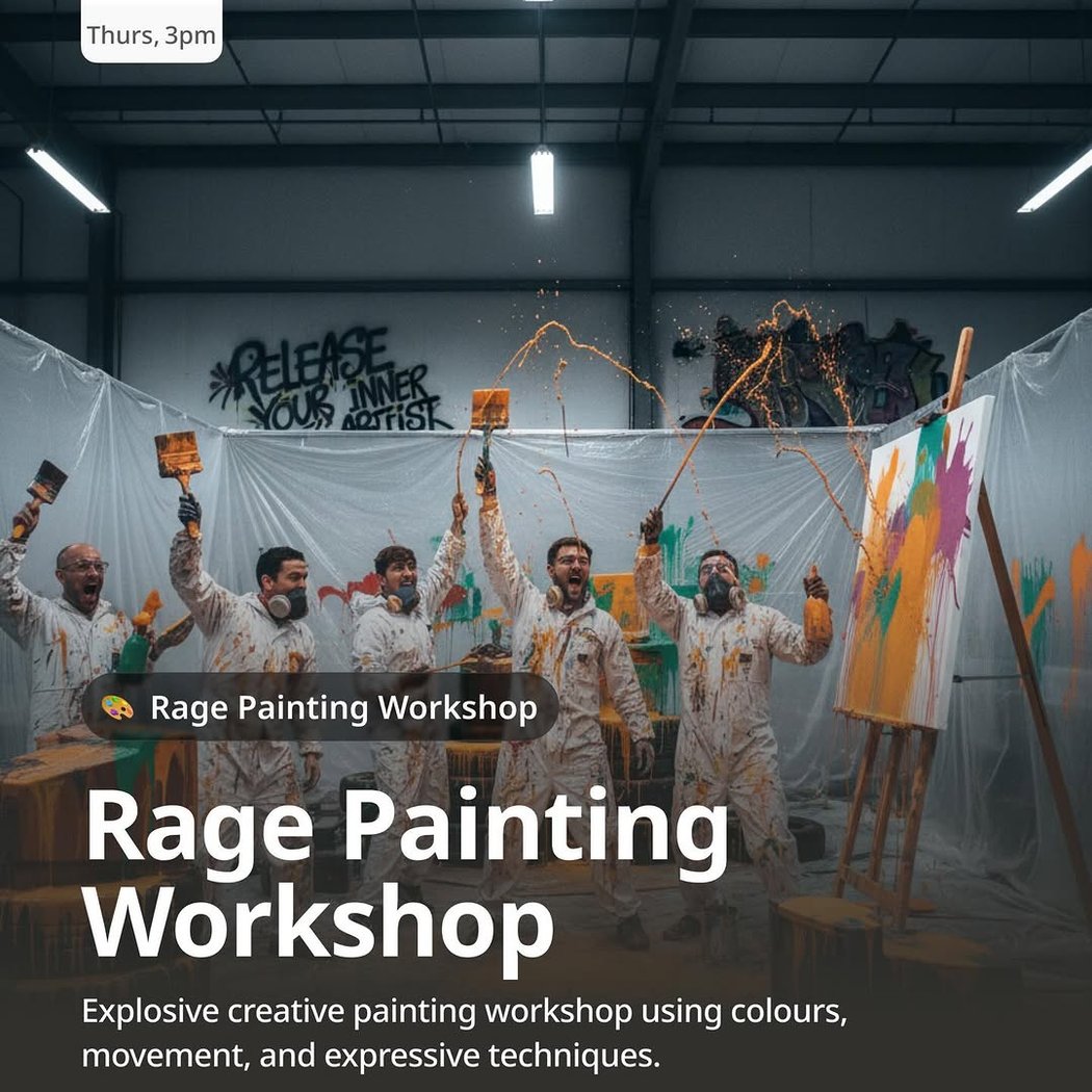Rage Painting Workshop 1
